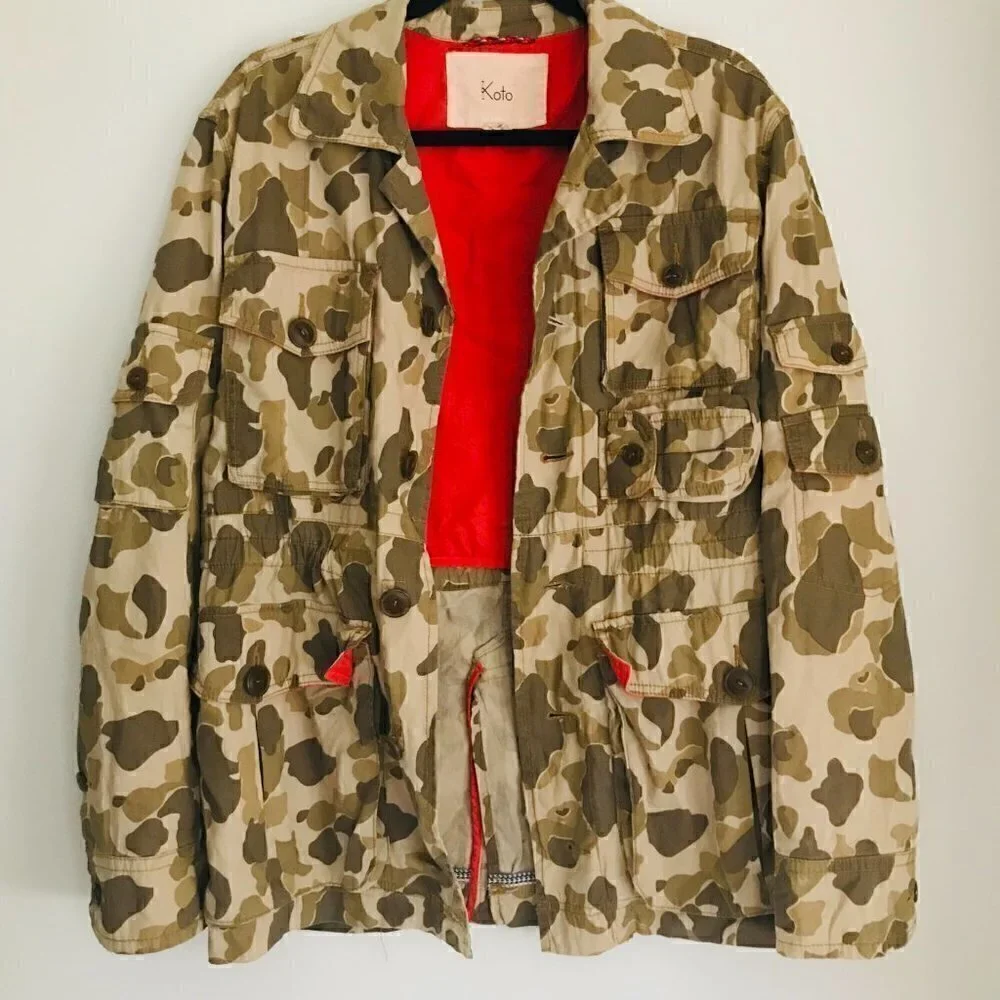 Anthropologie Koto camo jacket Size M - Picture 6 of 6